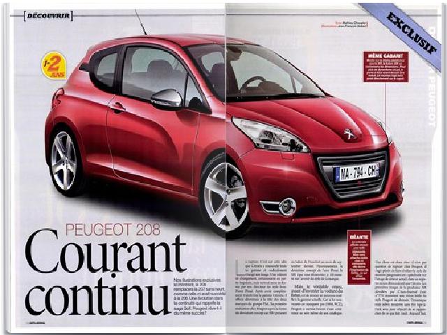 2012 - [Peugeot] 208 - berline [A90/1] - Page 9 208 Peugeot 01